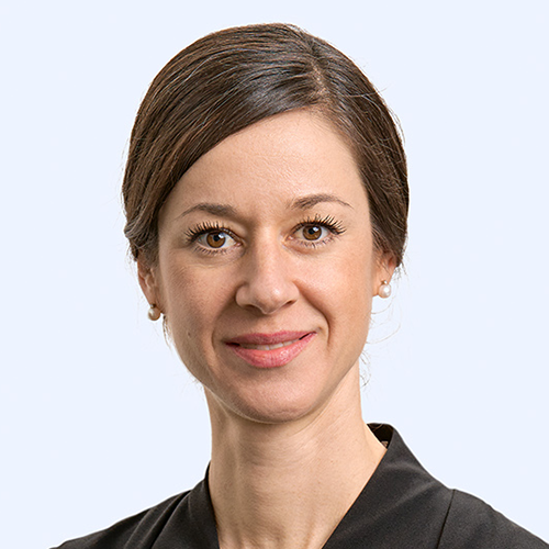 A portrait of Martina Roos, Co-Founder and CEO Sardona Therapeutics