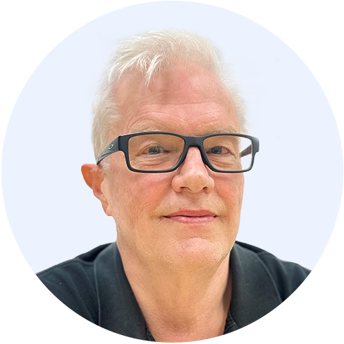 A portrait of Chuck Voliva, Head of Discovery Oncology, Sardona Therapeutics